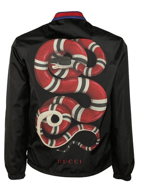 gucci kingsnake bomber|Men's Designer Luxury Bombers .